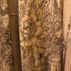 2 piece sweater set embellished